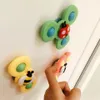 Spinning Top Baby Cartoon Spinning Toys Colorful Insect Fidget Spinner Toys to Relieve Stress Educational Bath Toys for Infant Toddler Gift 230210