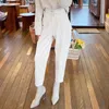 Dżinsy damskie Bgteever Kobiety harem dżinsy spodnie moda wysoka talia luźne białe dżinsy dżinsy żeńskie spodnie sprężyste streetwear 230211