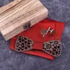 Bow Ties 4 قطع من منديل ربطة عنق خشبية أزياء أزياء خشب القوس زفاف دين يدوي Corbata العلاقات الخشبية مجموعة الجاذبية 230210