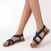 Hausschuhe, bequeme Slip-On-Sandalen, elastische Textil-Spleißsandalen, lässige Strandschuhe für Damen, klassische rutschfeste, leichte Sandalen für Damen G230210