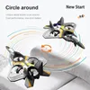 Electric/RC Aircraft V17 RC Remote Control Airplane 2.4G 6CH Remote Control Fighter Hobby Plane Glider Airplane EPP Foam Toys RC drone Kids Gift 230210