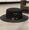 Chapeau plat Chapeau de paille pour femmes de créateurs Chapeau à larges bords de jazz à la mode Crème solaire pour hommes de haute qualité