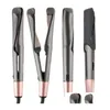 Curling Irons Profesjonalna prostownica do włosów Prostownica do włosów Led Skręcona płyta 2 w 1 Ceramiczna do wszystkich typów Narzędzia do salonu Drop Dhuf6