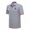 Heren Polos 2023 Brand Polo Shirt Men Hoge kwaliteit Shirts Business Clothing