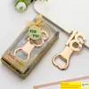 18th Design 18 years Golden beer bottle opener Number 18 opener For wedding Anniversary Birthday gifts