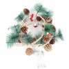 Строки 78,74 дюйма гирлянда медные проволочные ягоды Pinecone Светодиодные светильники Рождественский декор Год вечеринка на открытом воздухе на открытом воздухе с питанием от батареи с питанием