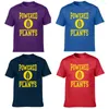 T-shirt da uomo Divertente Power By Plants Grafica in cotone Streetwear Manica corta O-Collo Harajuku T-shirt vegana vegetariana Abbigliamento da uomo