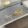 925 Sterling Silver Rings for Women Wedding Ring 18K Rose Gold Design 1261o
