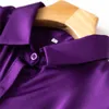 Women's Blouses Shirts Women's 95% Mulberry Silk 5% Spandex 19 momme satin Silk Buttons down long sleeve shirt Top Blouse office work M L XL MM161 230211