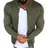 Heren Jassen Heren Honkbal Lente Herfst Casual Jassen Effen Sportkleding Opstaande Kraag Slanke Mannelijke Bomber Chaqueta Hombre