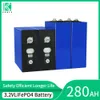 Lifepo4 batterie 3.2V 280AH Rechargeable Lithium fer phosphate bricolage cellules pour 12V 24V 48V maison Yacht bateau RV EV chariot élévateur camping-car