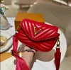 حقائب الكتف النسائية العلامة التجارية مصممة جلدية ، حقائب اليد محافظ الأشرطة المزدوجة Hasp Flap Luxurys Bag مع صندوق