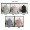 School Bags Women's Backpack Solid Color Female Multi-pocket Casual Woman Travel Bag High Quality Schoolbag for Teenage Girl Book Knapsack 230211