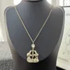18 style classique diamants collier de perles marque de luxe française C colliers de mode Designers bijoux femmes fête Chain232S