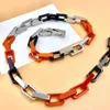 Designer de bracelets de mode pour les femmes homme bracelet de luxe rétro casual garçon filles fête pulsera amitié noir orange métal célèbre designer lien chaîne bracelet