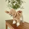 Hundkläder husdjurskläder höst vintermedium liten söt tröja varm ull mode hoodies kattunge valp söt pullover chihuahua poodle 230211