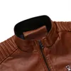 Мужские куртки брендовые пальто мужские повседневные байкерские куртки на молнии мужские кожаные куртки брендовые облегающие мотоциклетные кожаные куртки мужские 230210