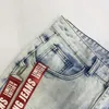 Herren Jeans Jeans Sommer lose Hosen trendige Straße Männer Kollokation Design Herbst gerade Hosen zerrissene Motorrad Junge 230211