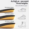 Schuhteile Zubehör Höhenerhöhung Einlegesohle Herren Unisex Invisiable Boost 1535 cm Atmungsaktive orthopädische Elevator Stoßdämpfungspolster 230211