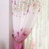 Curtain 1Pcs Printing Country Style Flower Butterfly Window Curtains For Living Room Home Bedroom In Stock