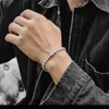 Charmarmband Charm Armband Oevas 100% 925 Sterling Silver 345mm Gemstone Bangle Charm Wedding Tennis Chain Armband Fine Jewelry Wholesale 230210