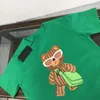 Women T-shirt Designer Shir Summer New European Towar Teddy Bear Graphic Shorsleeved Okrągła szyja