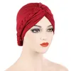 KepaHoo Women Lady Muslim Braid Head Turban Wrap Cover Cancer Chemo Islamic Arab Cap Hat Hair Loss Bonnet Beanies
