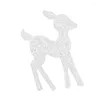 Decorações de Natal atualizadas renas iluminam Deer Deers Decoração fofa para jardim ao ar livre Pequeno/médio/grande B03E