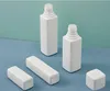 White square pp plastic empty toner bottle for Skin care serum Makeup remover Lotions 150ml 120ml 50ml 30ml cosmetic container SN4798