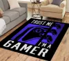 Tapijten Cartoon Kid Tapijt Game Controller Gedrukt voor woonkamer Slaapkamer vloer Mat 3D Anti-slip Tapijten Tapis de Chambre