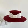 Chapeaux à bord avare mode laine feutre large Fedoras pour la fête de mariage tarte au porc chapeau haut-de-forme disquette Sombrero Mujer femmes fascinateur