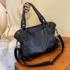 Evening Bags Large Black Women's Shoulder Bags Big Size Casual Tote Bag Quality Pu Leather Hobos Crossbody Bag Female Travel Shopper Handbag 230211