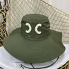 2023SS Designer New Brim Bucket Hats Woman Mens Fashion Brand Ladies Luxury Shade Caps Beach Casquette Sunhat Womens Mens Bucket Hat