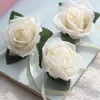 Decorative Flowers 6pcs / Silk Rose Head Wedding Party Bride Wrist Decoration Bridesmaid Flower Chest Wreath