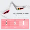 Eye Massager 3D Anti Aging Red Light Therapy Skin Tightening EMS Care Device Relief Dark Circles Wrinkle Fatigue Remove 230211