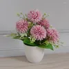 Fleurs décoratives Simulation boule d'oignon bonsaï décoration de Table maison salon Restaurant Bar accessoires de tir disposition de la scène