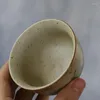 Tazas Platillos LUWU Taza de té de cerámica Montaña Taza de té hecha a mano China 90ml