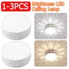 Światła 1-3pc okrągłe światło reflektorów Energia Oszczędzanie jasności LED Downlight Spot Lampa do domu w Kuchnia Łazienka Wewnętrzne światło 0209