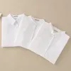 Blouses feminina camisas Foxmertor Camisa 100% algodão de alta qualidade Blusa de uma blusa de outono de manga longa camisas brancas sólidas femininas femininas casuais tops 230211