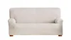 Stuhlhussen Ulysses Elastischer Sofabezug | Farbe: weiße Quadrate, 2-Sitzer