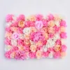 Decoratieve bloemen 40x60 cm kunstmatige zijde hydrangea roze bloem muur el huis bruiloft achtergrond gazon/pilaar weg lood decor