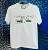 2023 Designer Tops Paris T-shirt pour femmes pour hommes Casual coton respirant col ras du cou à manches courtes imprimé T-shirts pour hommes polos