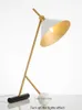 Lampes de table moderne minimaliste créatif métal marbre lampe modèle américain chambre salon chambre chevet