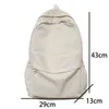 School Bags Waterproof Nylon Women Backpack Female Travel Bag Backpacks Schoolbag for Teenage Girls Solid Color Bookbag Mochila Bookbag 230211