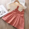 Kinderen meisjes kleding sets zomer korte mouw outfits kinderen mode prinses stoffen kleding suit dragen schattige kostuumjaren