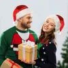 Bérets Christmas Santa Chapeaux éclairer les vacances pour les adultes unisexes année festive fournit dropship