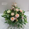 Br￶llopssimulering Flower Art Road Flowers Happy Mei Road Flowers Runway Home Layout Shopping Mall Hotel Decoration