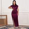 Party Dresses Long Dress Women Pleated Bandage Elegant Evening High Waist Summer Prom Formal Green Bodycon Maxi Work Vestidos 230211