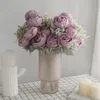 Faux Floral Greenery 50 см. Большие пиона искусственные цветы Букет свадебная вечеринка на дом украшение комнаты.