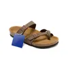 Sandali Tory Designer per donna Uomo Pelle di cera d'olio Sandalo in pelle Birk sandale Infradito Infradito Ciabatte Donna Uomo Scuff Ciabatte Estate Spiaggia Motion current 66ess